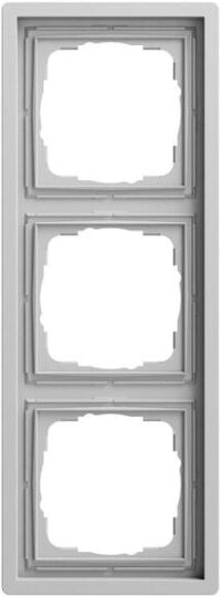 Gira Rahmen 3-fach grau matt Kunststoff F100 0213176