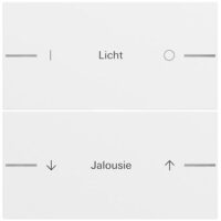 Gira Tastwippe KNX reinweiß glänzend Kunststoff Thermopl 576270 4-fach