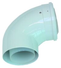 Bogen 87 Grau 110/160 mm konzentrisch PP
