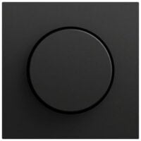Gira Drehknopf Symbol Dimmer schwarz lackiert 065074