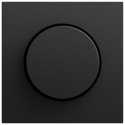 Gira Gira Drehknopf Symbol Dimmer schwarz lackiert 065074