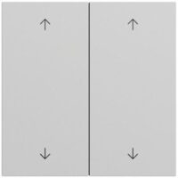 Gira Wippe Serien Schalter grau lackiert 538776 Pfeile