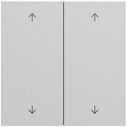 Gira Gira Wippe Serien Schalter grau lackiert 538776 Pfeile