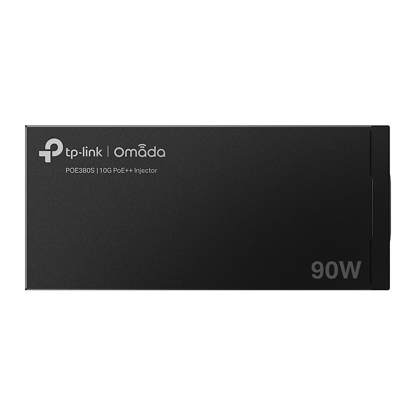 TP-Link TP-LINK POE380S Omada 10G PoE++ Injector Adapter 2 10 Gbps/5 Gbps/2.5 Gbps/1 Gbps/100 Mbps/10 Mbps RJ45 ports