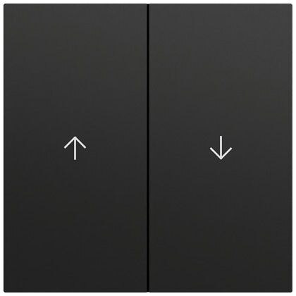Gira Gira Wippe Serien Schalter schwarz lackiert 329474