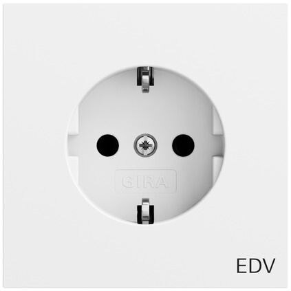 Gira Gira Steckdose 1-fach reinweiß matt Unterputz EDV IP20 445872