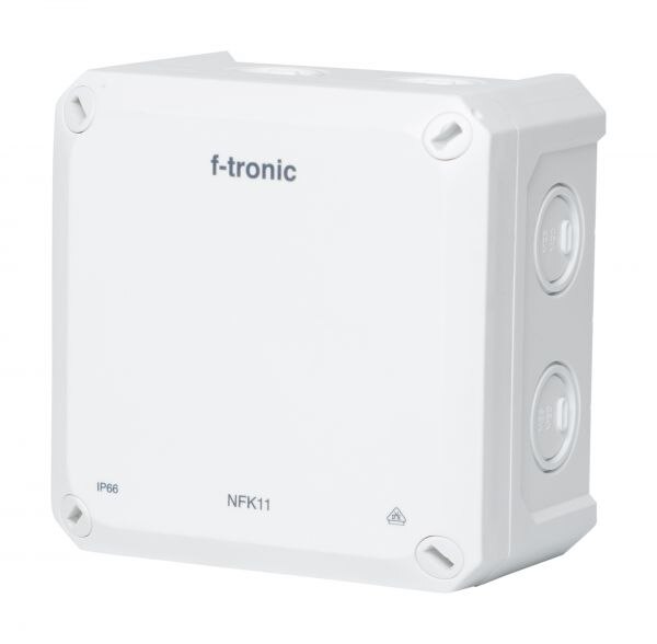F-Tronic F-Tronic Abzweigdose IP66 110x110x67mm NFK11ws quadrat Wand/Decke Kunststoff hfr