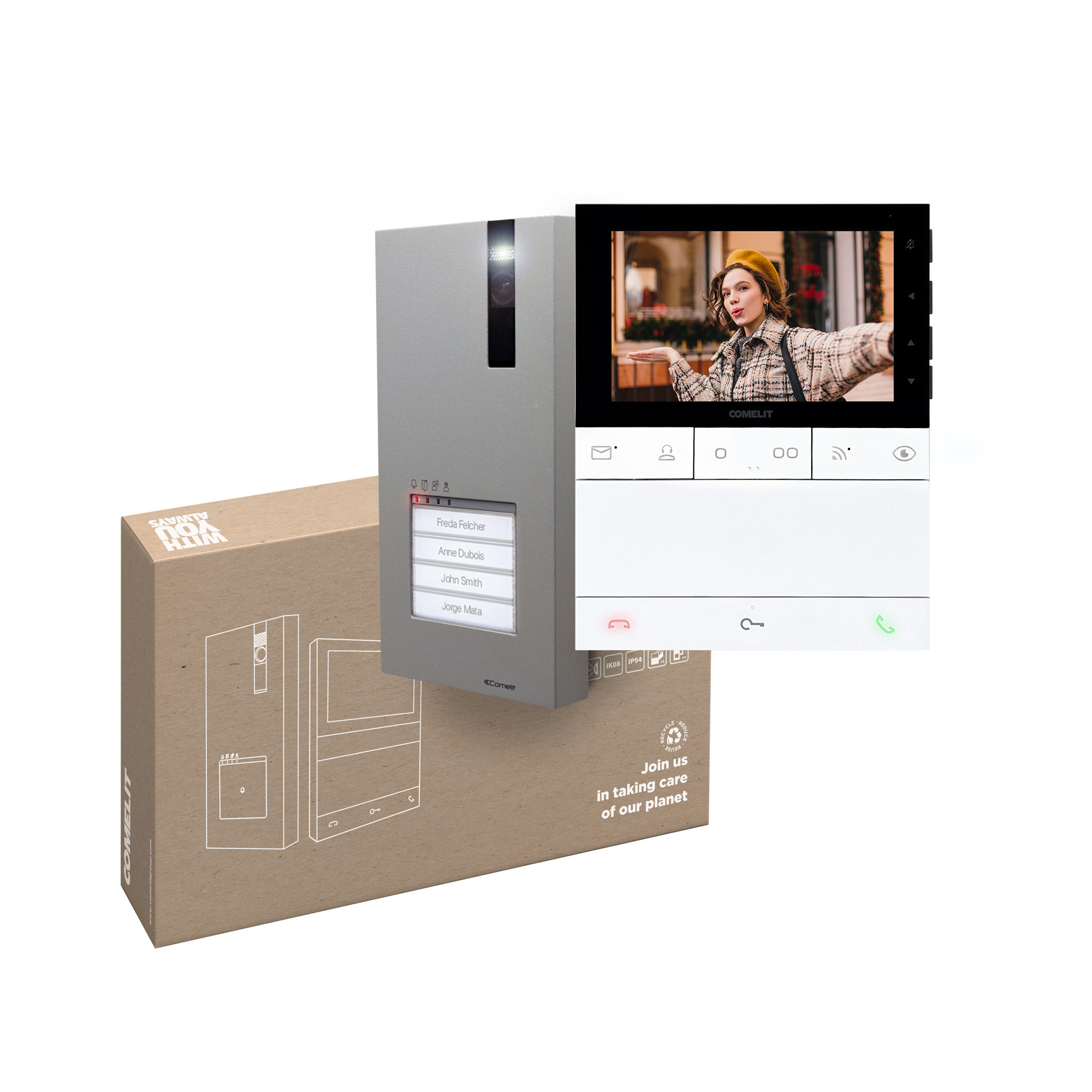 Comelit Comelit Group Einfamilienhauskit Quadra 1-4 WE LS9451V