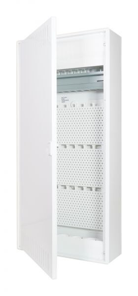F-Tronic F-Tronic Multimediaverteiler Aufputz 4x12TE VISION48K Kunststoff IP30 305x640x99mm