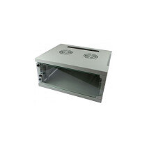 Allnet ALLNET Netzwerkschrank 19" 6HE 1-teilig T444/B541mm Lichtgrau SMQ-Serie