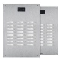 Comelit Group Frontplatte Steel-Switch 24 Tasten 3-reihig IX0324U