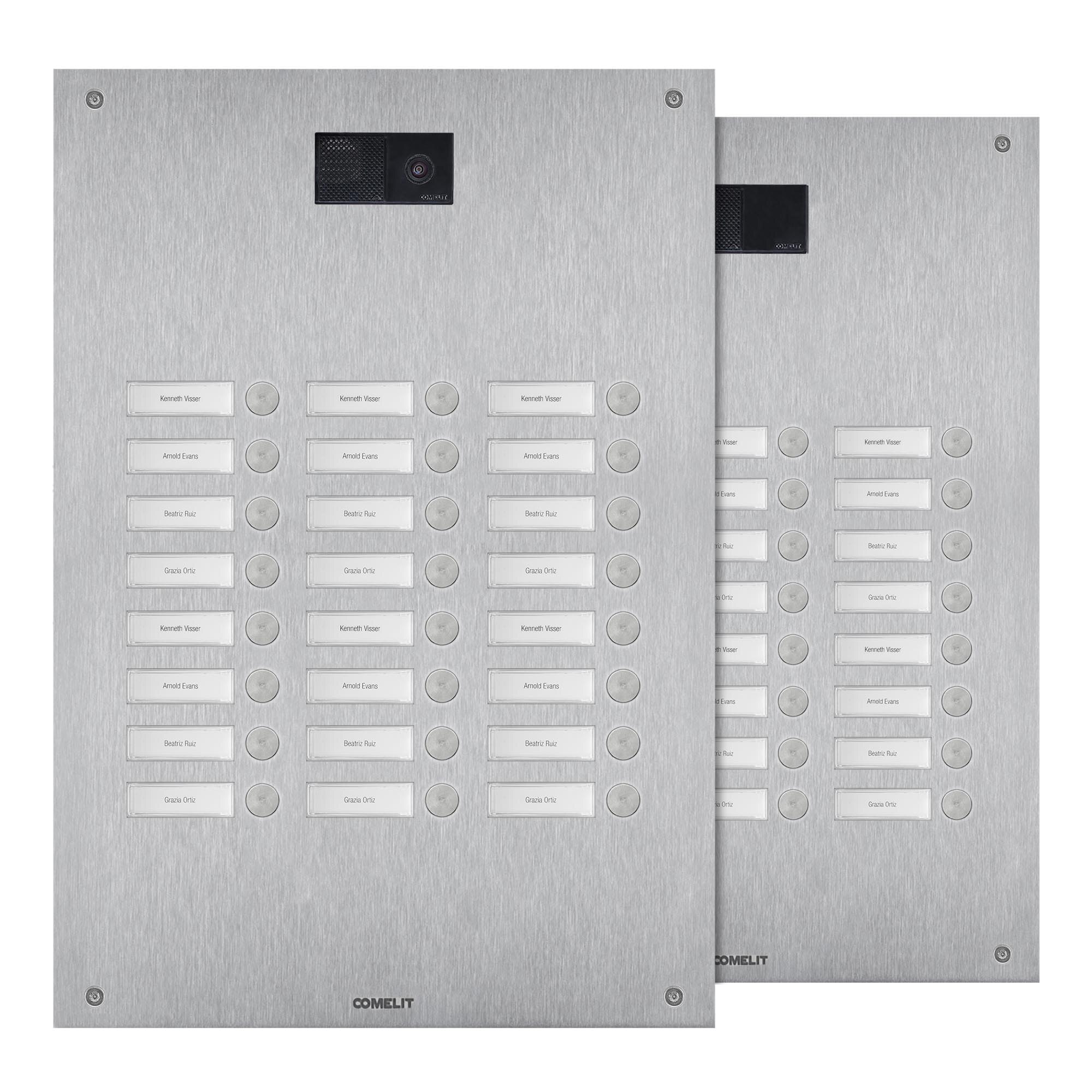Comelit Comelit Group Frontplatte Steel-Switch 24 Tasten 3-reihig IX0324U
