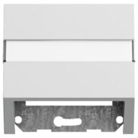 Gira Tragring Mod-Jack grau Klemmbef matt 087076 mit Beschriftungs Feld