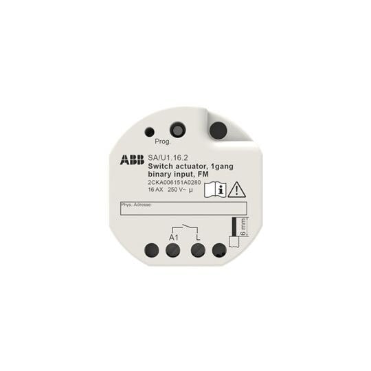 Busch-Jaeger Busch-Jaeger Schaltaktor KNX Unterputz TE 1-fach SA/U1.16.2 16A 2500W 207-253V