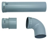 Geräte-Anschluss-Set 150-130 mm PP für VKK 806/3-1606/3