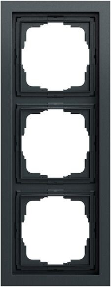 Gira Gira Rahmen 3-fach anthrazit lackiert Kunststoff F200 0213735