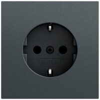 Gira Steckdose 1-fach anthrazit Unterputz IP20 418073