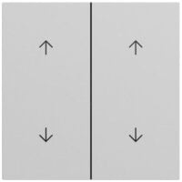 Gira Wippe Serien Schalter grau lackiert 329776 Pfeile
