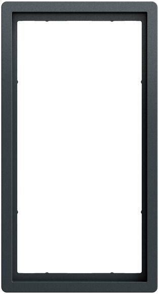 Gira Gira Rahmen 2-fach anthrazit lackiert Kunststoff F100 1002173