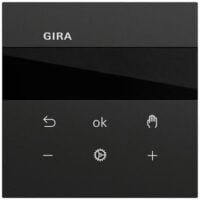 Gira Bedienelement 1-fach schwarz matt 539374