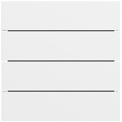 Gira Gira Tastsensor KNX Unterputz weiß glänzend 1-fach 4pkt 531400 inklusive Ankoppl LED