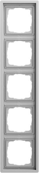 Gira Gira Rahmen 5-fach grau matt Kunststoff F100 0215176