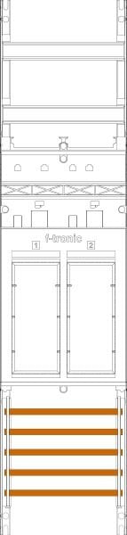 F-Tronic Komplettfeld 2R eHZ 1050x250mm RE6 SS_5p 300mm