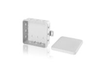 F-Tronic Abzweigkasten IP54 2,5qmm Kunststoff E125 75x75x40mm quadrat Wand/Decke hfr