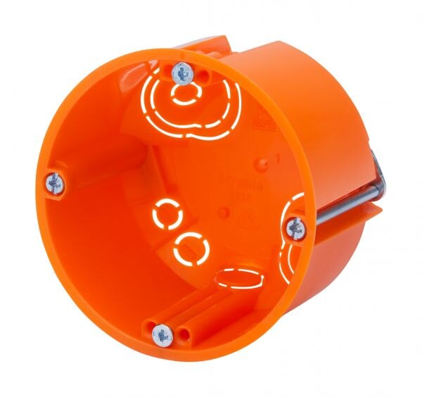 F-Tronic Hohlwanddose Ø68x47mm Kunststoff IP30 E115 rnd Ausbrechöffnung