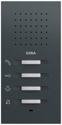 Gira Audio-Innenstation Bus Aufputz anthrazit 125073 55x127x20mm Rufabschalt