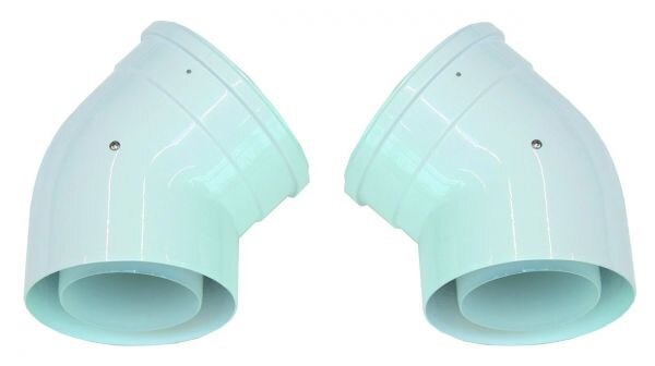Vaillant Bogen 45 Grad 110/160 mm (2 St.) konzentrisch PP