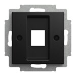 Busch-Jaeger Einsatz Mod-Jack schwarz matt Busch-balance SI 2561-915 Schraubbefestigung