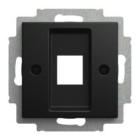 Busch-Jaeger Einsatz Mod-Jack schwarz matt Busch-balance SI 2561-915 Schraubbefestigung
