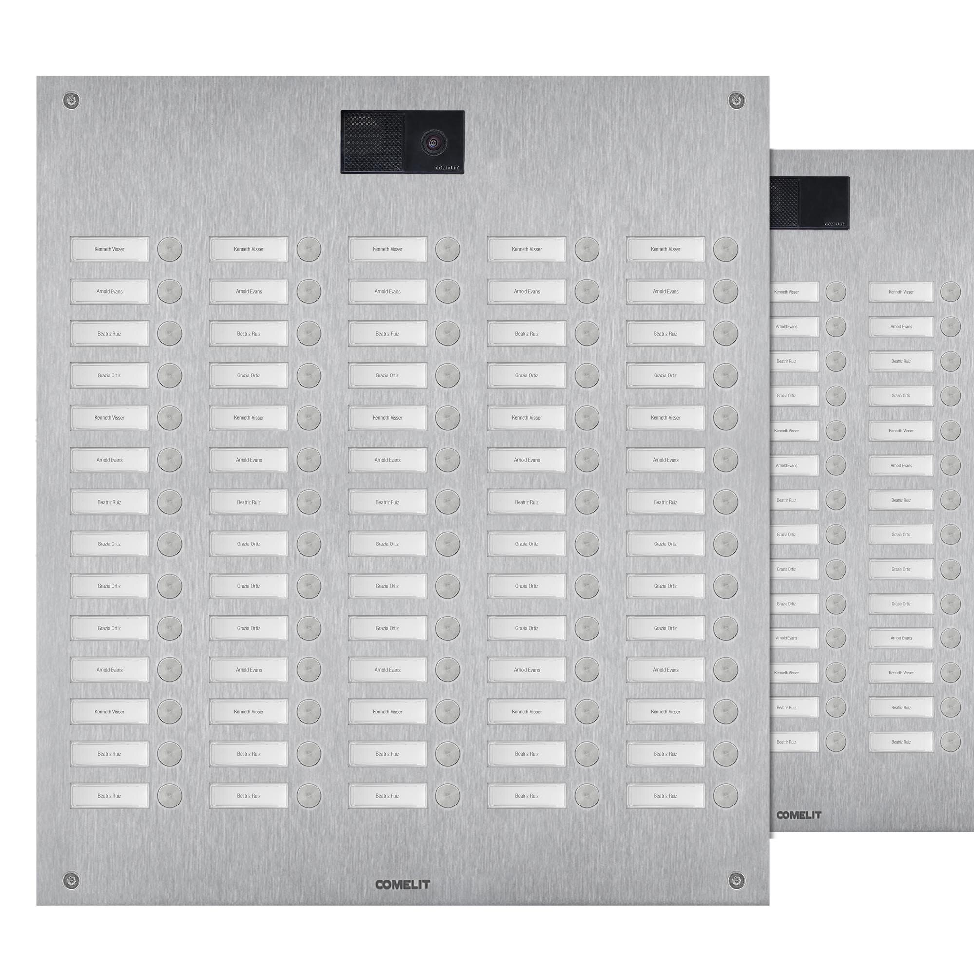 Comelit Comelit Group Frontplatte Steel-Switch 70 Tasten 5-reihig IX0570U