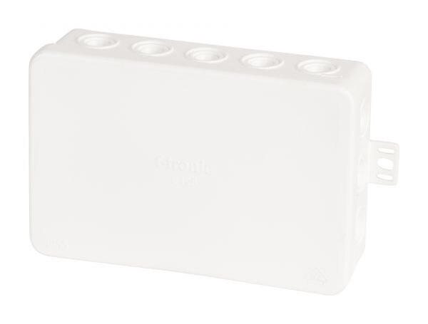 F-tronic Abzweigkasten IP54 2,5qmm Kunststoff E128ws 134x89x40mm quadrat Wand/Decke