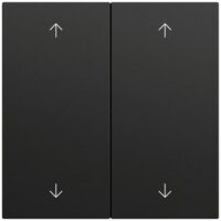 Gira Wippe Serien Schalter schwarz lackiert 538774 Pfeile
