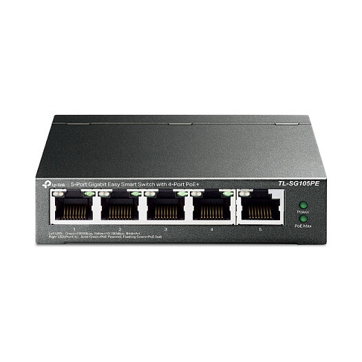 TP-Link 5P TP-LINK TL-SG105PE PoE+