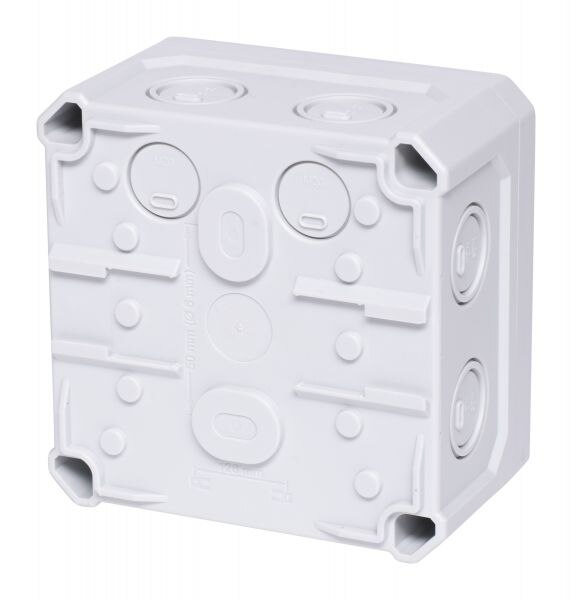 F-Tronic F-Tronic Abzweigdose IP66 6qmm quadrat NFK11gr 110x110x67mm uni Kunststoff hfr