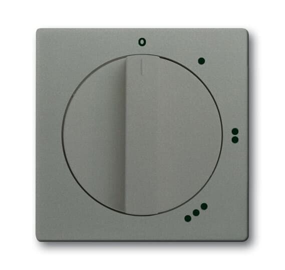 Busch-Jaeger Busch-Jaeger Zentralplatte Schalter grau 2542 DR/01-803 metallic