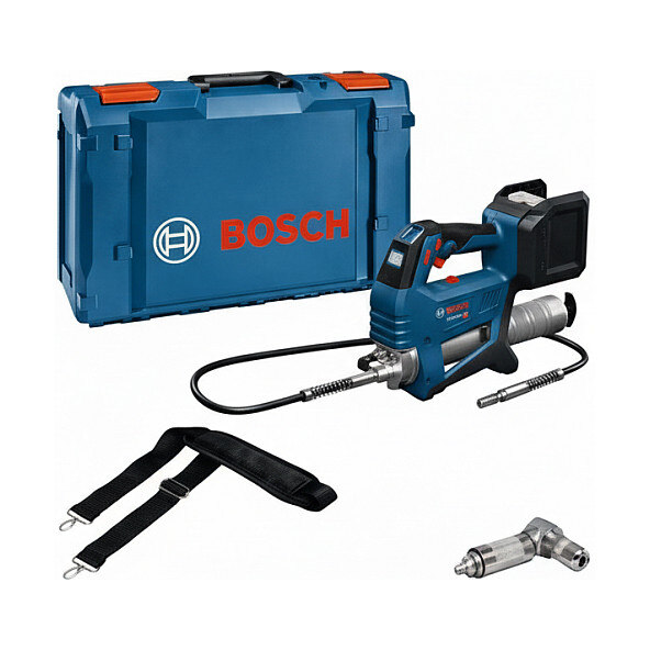 Bosch Powertools Akku-Fettpresse GFP 18V-10 Professional solo, 18Volt (blau/schwarz, ohne Akku und Ladegert, in XL-BOXX)