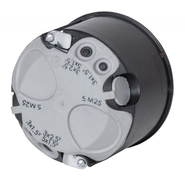 F-Tronic Brandschutzdose E90 HW windd BS2700 Ø68x50mm Kunststoff IP30 rnd
