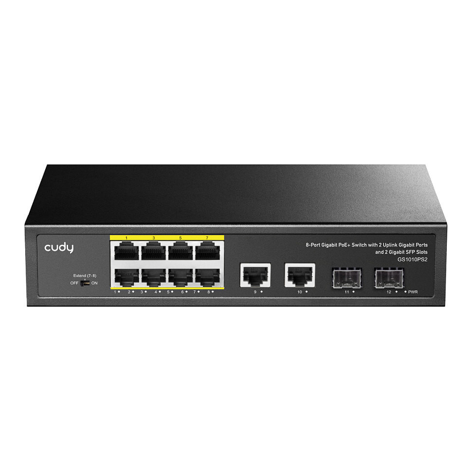 Cudy 8+2P Cudy GS1010PS2 PoE+ SFP