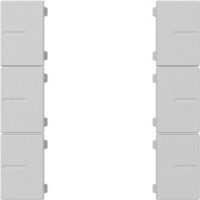 Gira Tastwippe grau matt Kunststoff Thermopl 3-fach 5019015