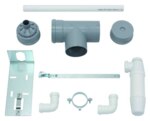 Set 9 Kondenswasserschale für flexible Abgasleitung DN 100, PP