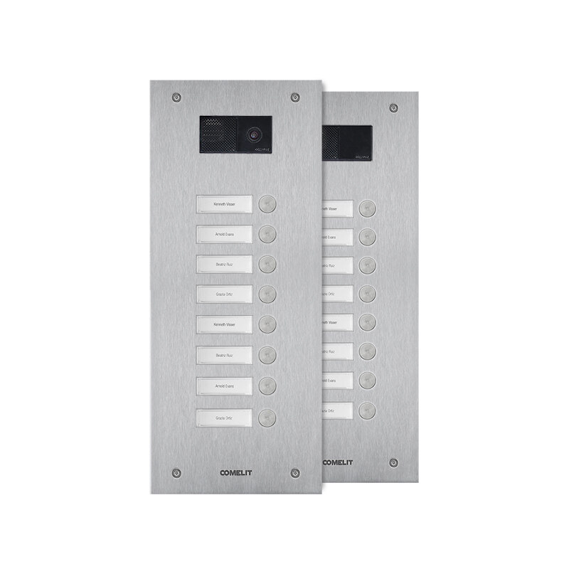 Comelit Comelit Group Frontplatte Steel-Switch 8 Tasten 1-reihig IX0108U