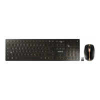 Cherry Desktop-Set DW 9100 Slim Wireless IT-Layout s/b