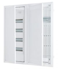 F-tronic Multimediaverteiler HW 4x Kunststoff JUMBO PA4 IP30 688x735x98mm DIN-Schiene
