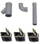 Erweiterungsset 3er-Kaskade DN 130 PP für ecoTEC plus/5-5 und COMPACT/4-5