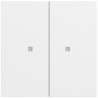 Gira Tastwippe Bussystem KNX-RF (Funk) 510772 reinweiß matt Kunststoff Thermopl 2-fach
