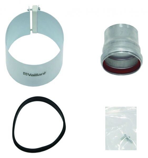 Vaillant Übergangsstück turboTEC 60/100 mm auf 63/96 mm, Aluminium